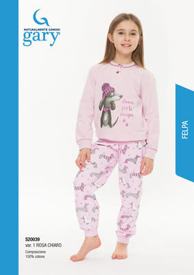 MÄDCHEN-PYJAMAS M/L S20039 Tellini S.R.L. Großhandelskleidung